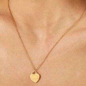 "Nicole" Necklace 💕 Stainless Steel Luxe Heart Chain Necklace